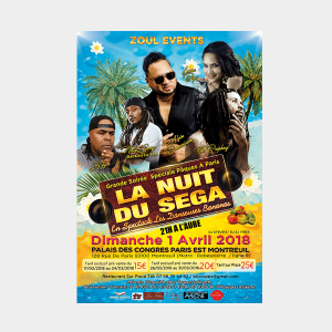 Affiche Zoul Events La nuit du Sega