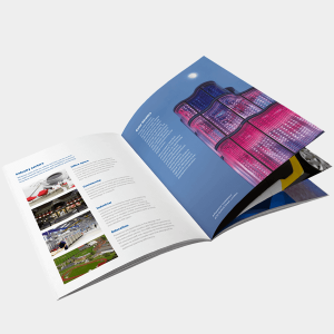 Brochure carré collé