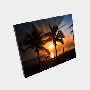 Cadre d'un coucher de soleil