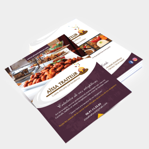 Flyer A4 Aïssa traiteur