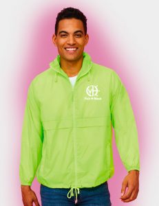 Coupe-vent vert clair homme