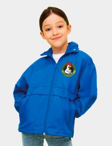 Coupe-vent bleu enfant