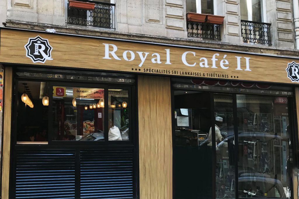 Enseigne Led Royal Café