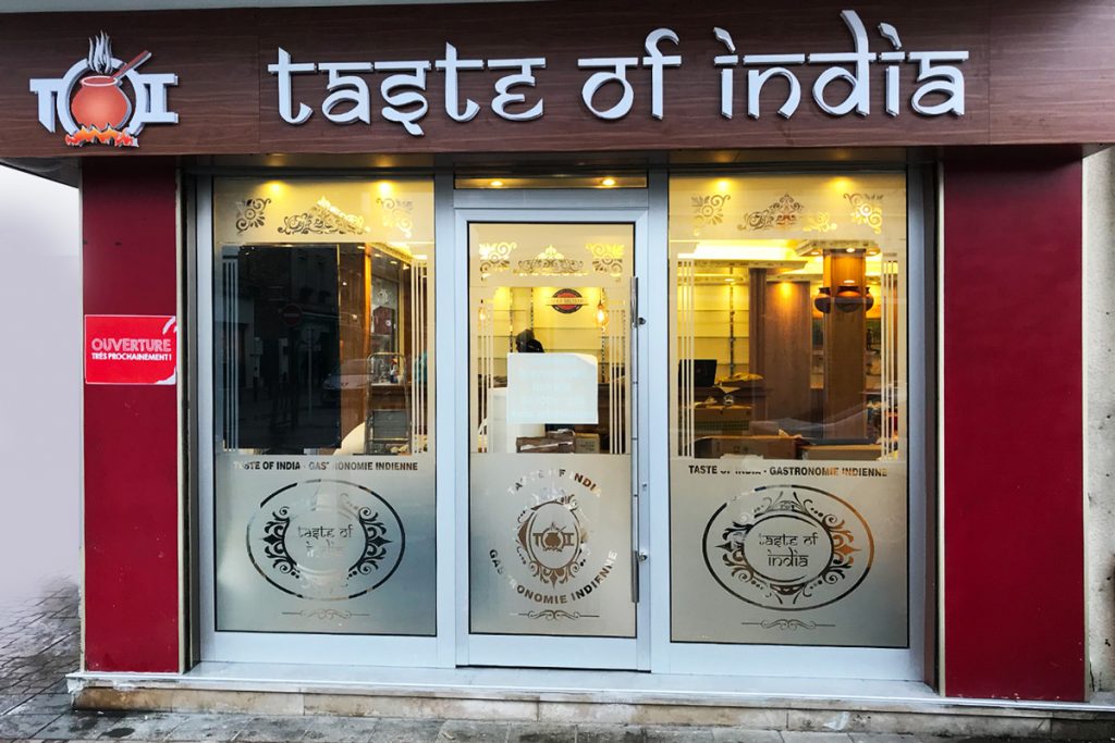 Enseigne Led Taste of India